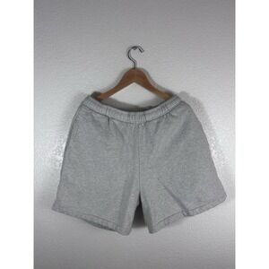 Yellow Label Co. Fleece Sweat Shorts Gray Size Medium Made in Portugal